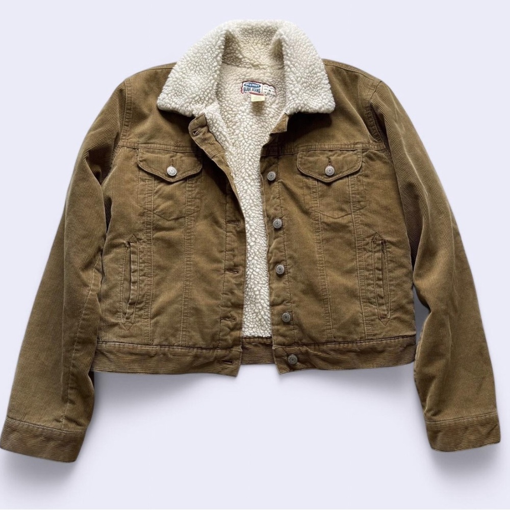 Vintage Old Navy corduroy bomber jacket